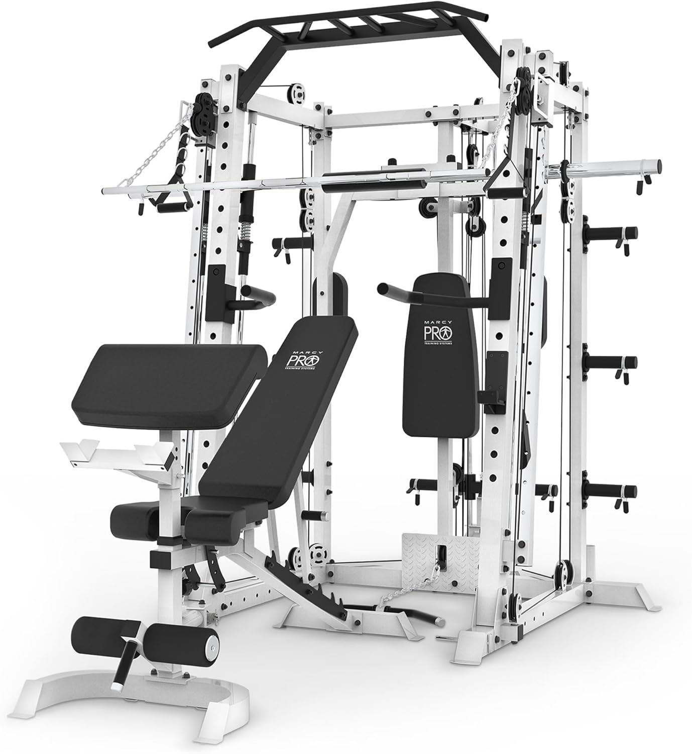 Marcy Smith Machine Cage System Home Gym Multifunction Rack, Customizable Training Station