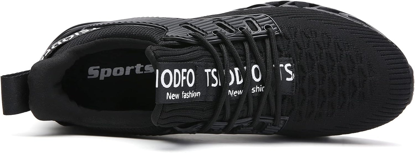 TSIODFO Men Sneakers Fashion Sport Running Athletic Tennis Walking Shoes