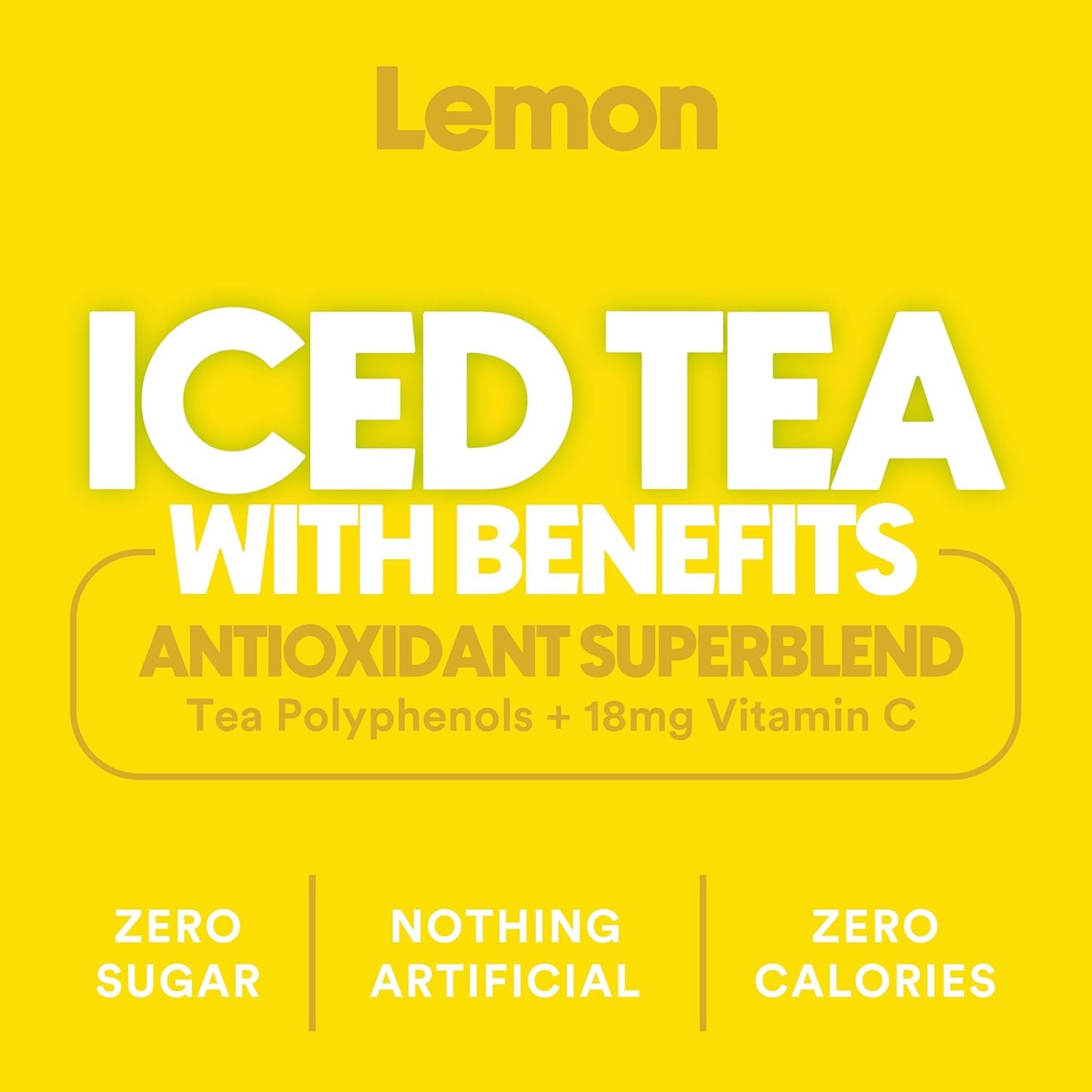Ryl Iced Tea, Lemon, Antioxidant Superblend, Zero Sugar, Low Carb, Zero Calorie Iced Tea, 16.0 Fl Oz (12-Pack)