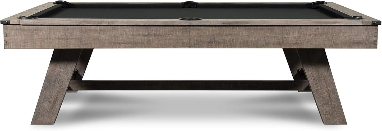 Nixon Billiards - Hunter Slate Billiard Pool Table (Wood Leg) - Antique - 8 ft - White Glove Installation