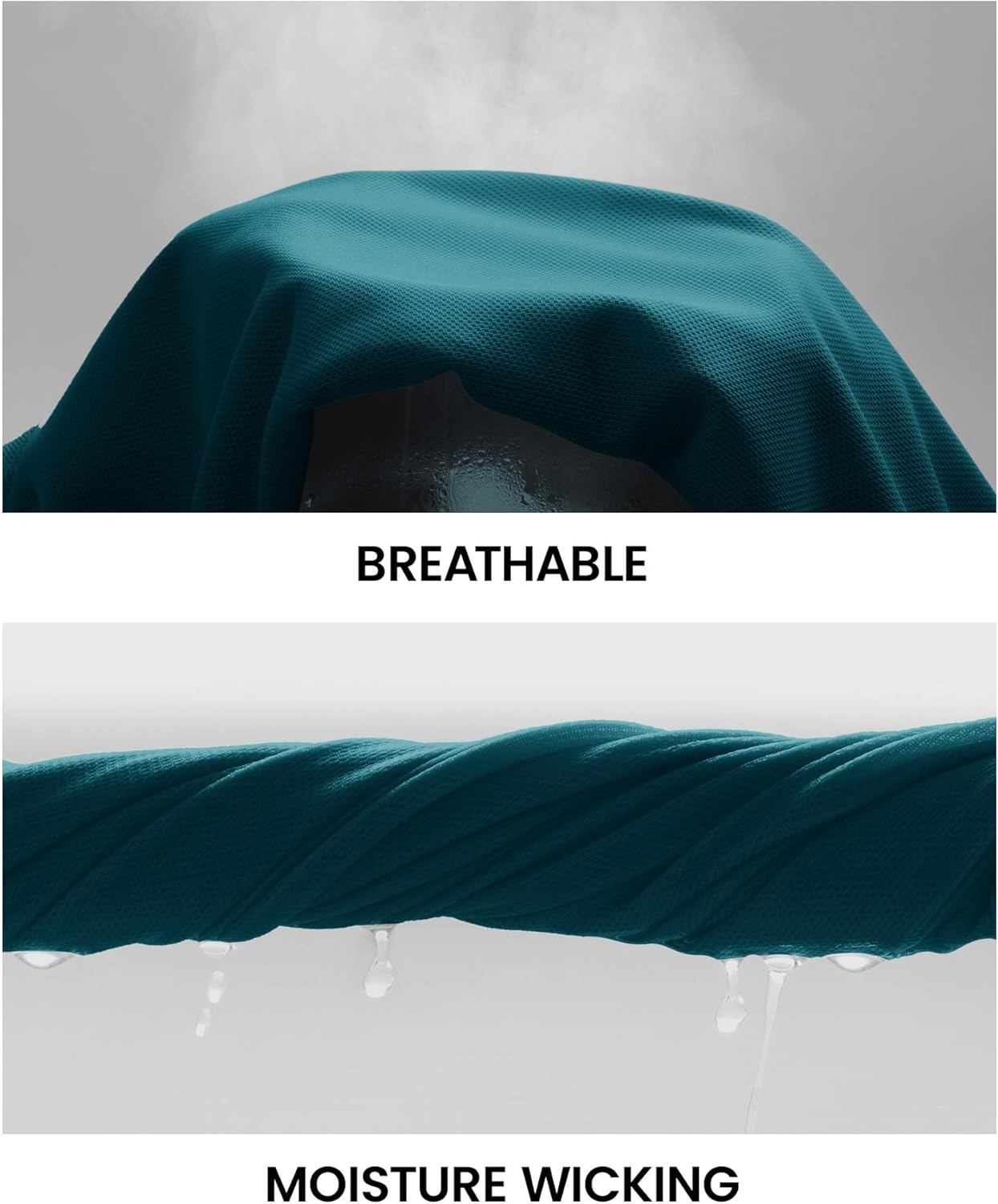 ZITY Mens 2 Pack Polo Shirts Short Sleeve Performance Sports Golf Shirt for Men Tactical Shirt