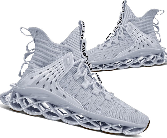 Hello MrLin Men's Running Shoes Non Slip Athletic Tennis Walking Blade Type Sneakers Hip Hop