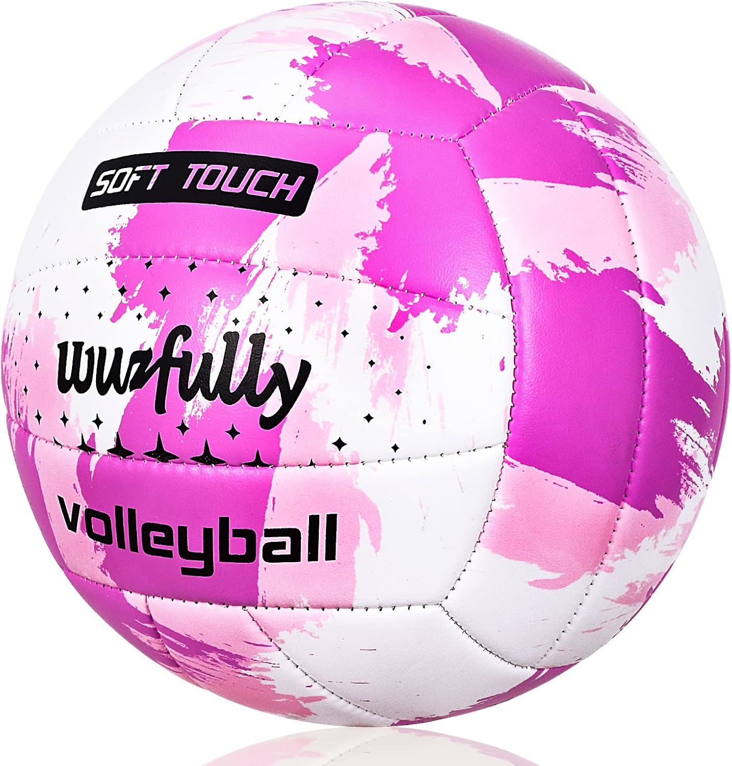 Wuzfully Volleyball Official Size 5,Soft Volleyballs for Backyard Beach Park Play Games Practice Volleyball for Beginner Teenager(Best Gift)