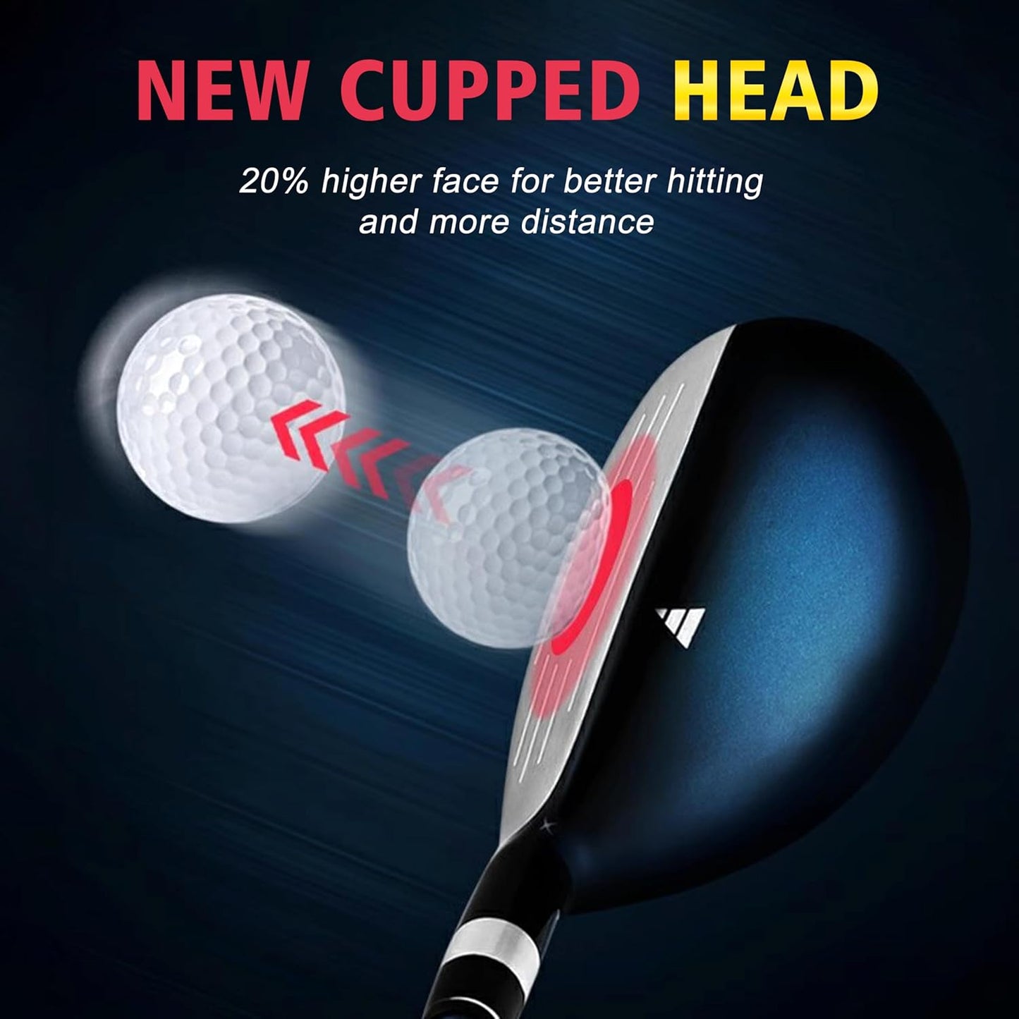 PGM Men's G Type Complete Golf Club Set - Titanium #1 Driver, Draw-Biased Hybrid, High-Strength Iron Set, High Forgiveness Putter, with Stand Bag