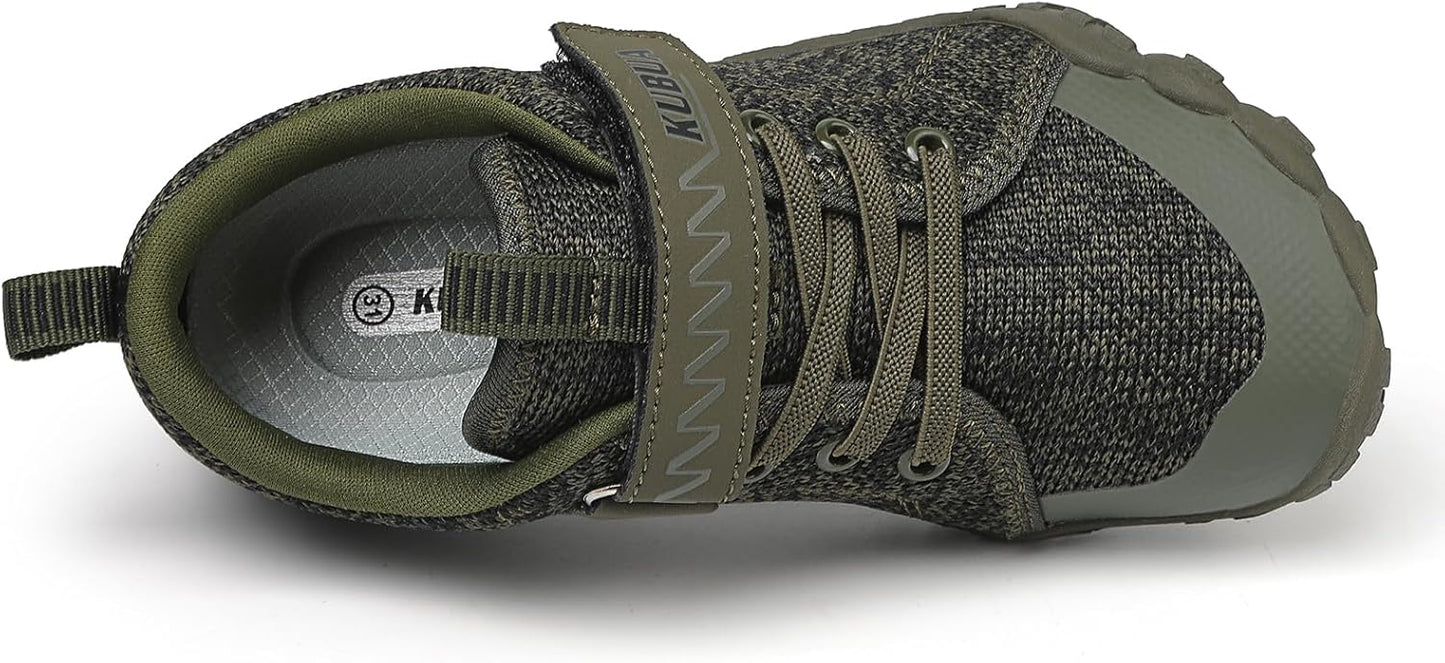 KUBUA Kids Barefoot Shoes Boys Girls Sneakers Naturally Splay Shoes Toddler Little Big Kid