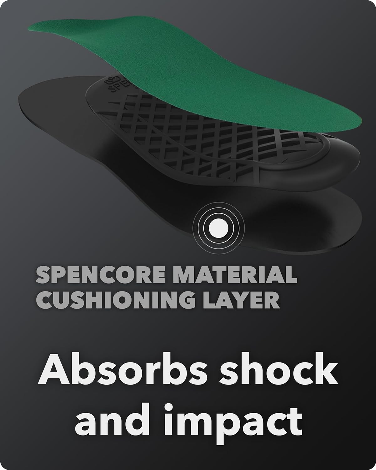 Spenco Rx Arch Support - Lightweight, Orthotic Shoe Inserts with 4-Way Stretch Fabric & SpenCore Layer for Shock Absorption, Odor Control & All-Day Comfort & Stability - Fits Most Shoes