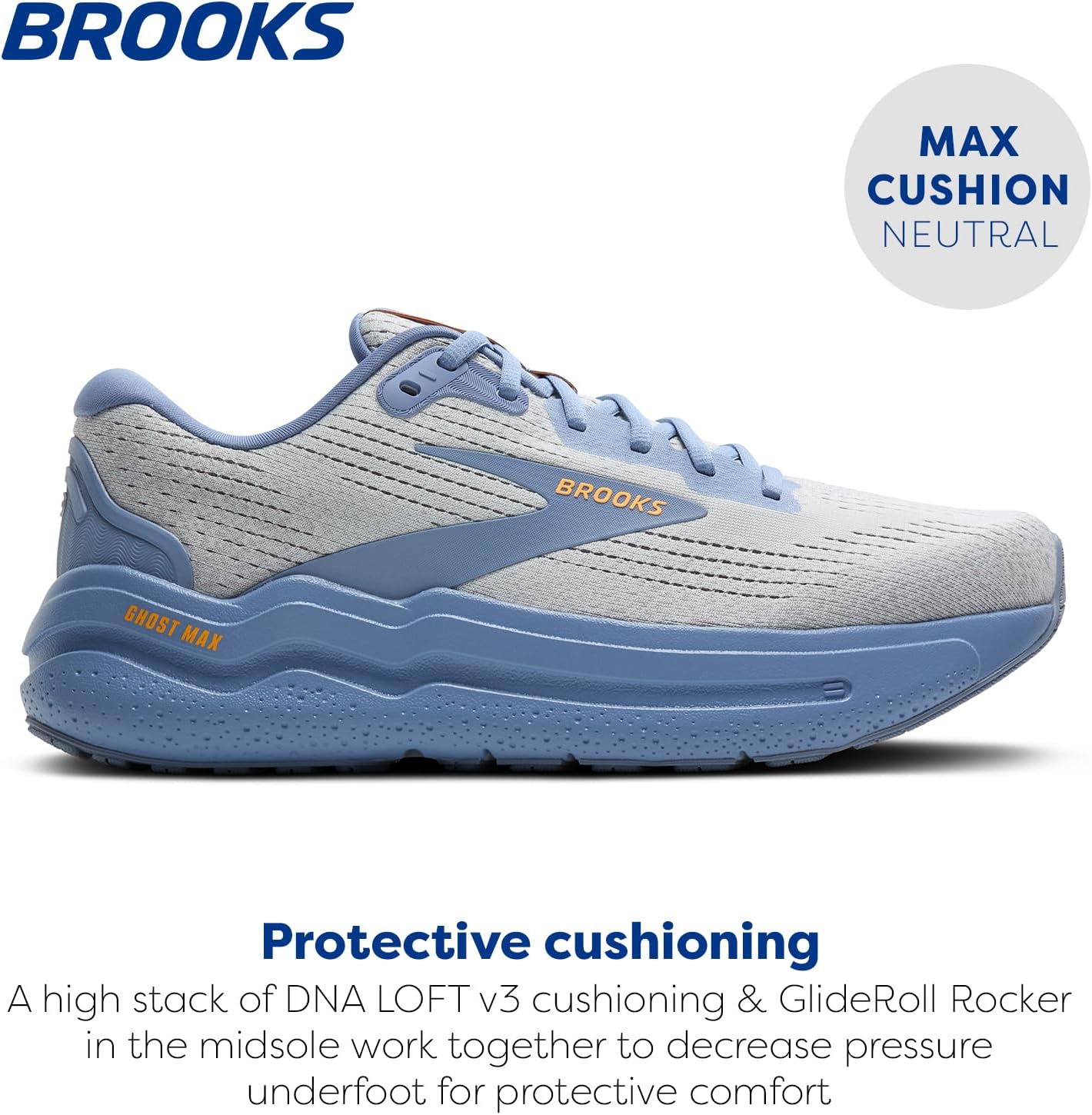 Brooks Men’s Ghost Max 2 Running and Walking Shoes