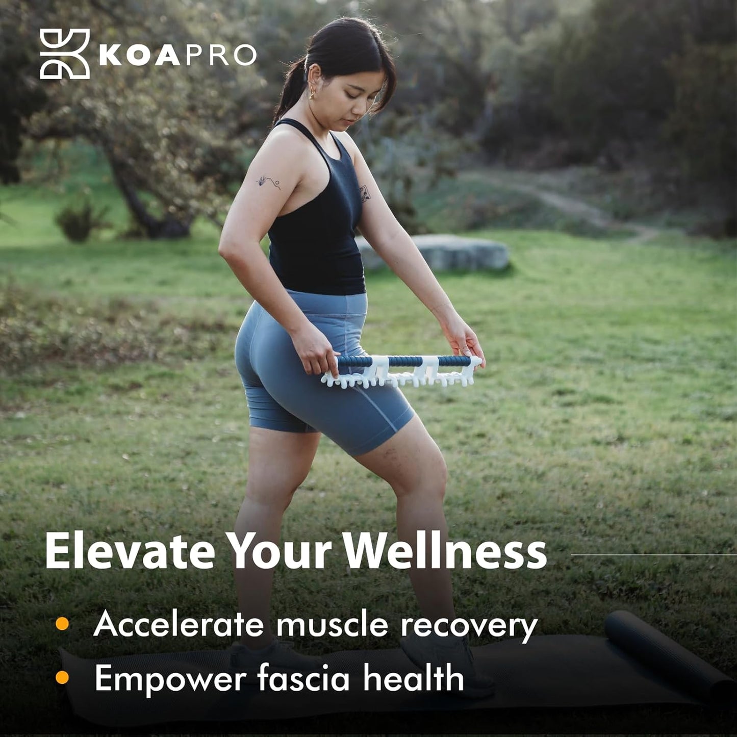 KOAPRO Facia Blaster Tool for Cellulite - Full Body Back and Neck Massager for Pain Relief, Deep Tissue Muscle Massage for Legs, Trigger Points, Myofascial and Fascia Release Tool Alleviates Tension