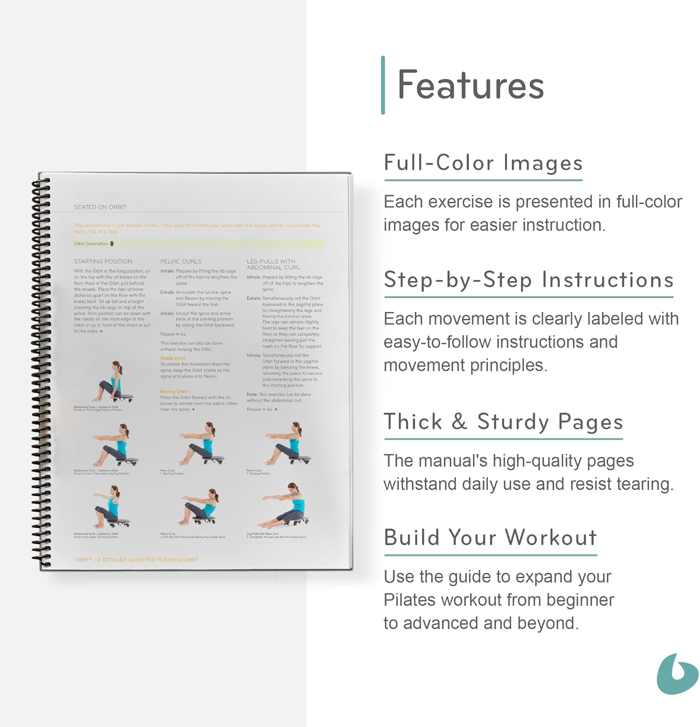 Balanced Body Orbit Guide, Pilates Orbit Guide for Workout Equipment, for Home Gym or Studio Use