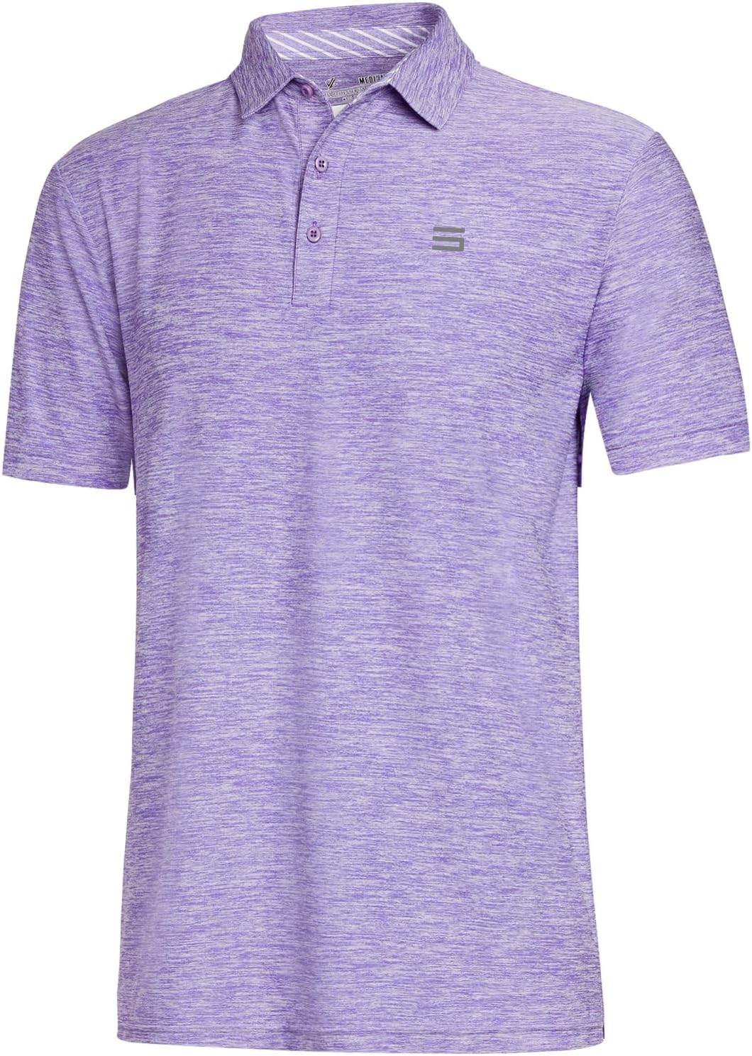 Three Sixty Six Golf Shirts for Men - Dry Fit Short-Sleeve Polo, Athletic Casual Collared T-Shirt