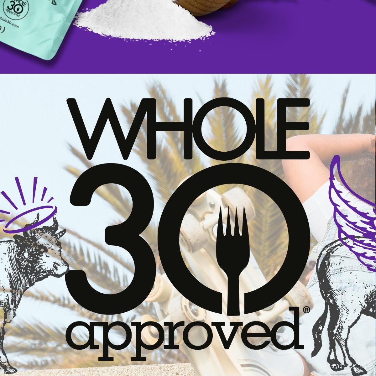 Brooklyn Biltong Air Dried Grass Fed Beef Snack, South African Beef Jerky (2 oz, Pack of 2) - Whole30 Approved, Paleo, Keto, Gluten Free, Sugar Free, Made in USA - (Steakhouse)