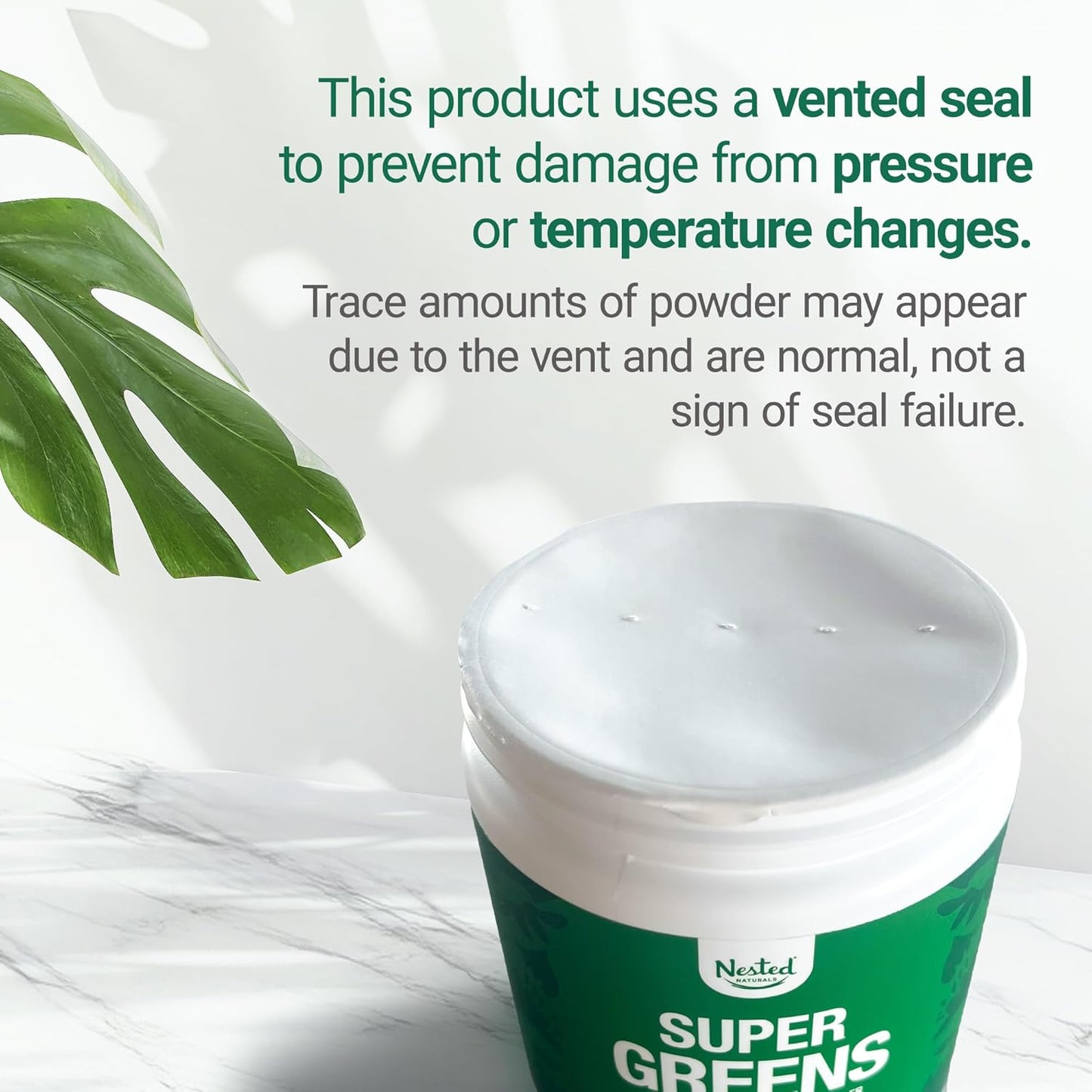 Nested Naturals Super Greens Daily Superfood Powder - Certified USDA Organic Green Powder w/20+ Whole Foods, Spirulina Powder,Wheat & Barley Grass - Probiotics, Fiber & Enzymes - Original Flavour, 30