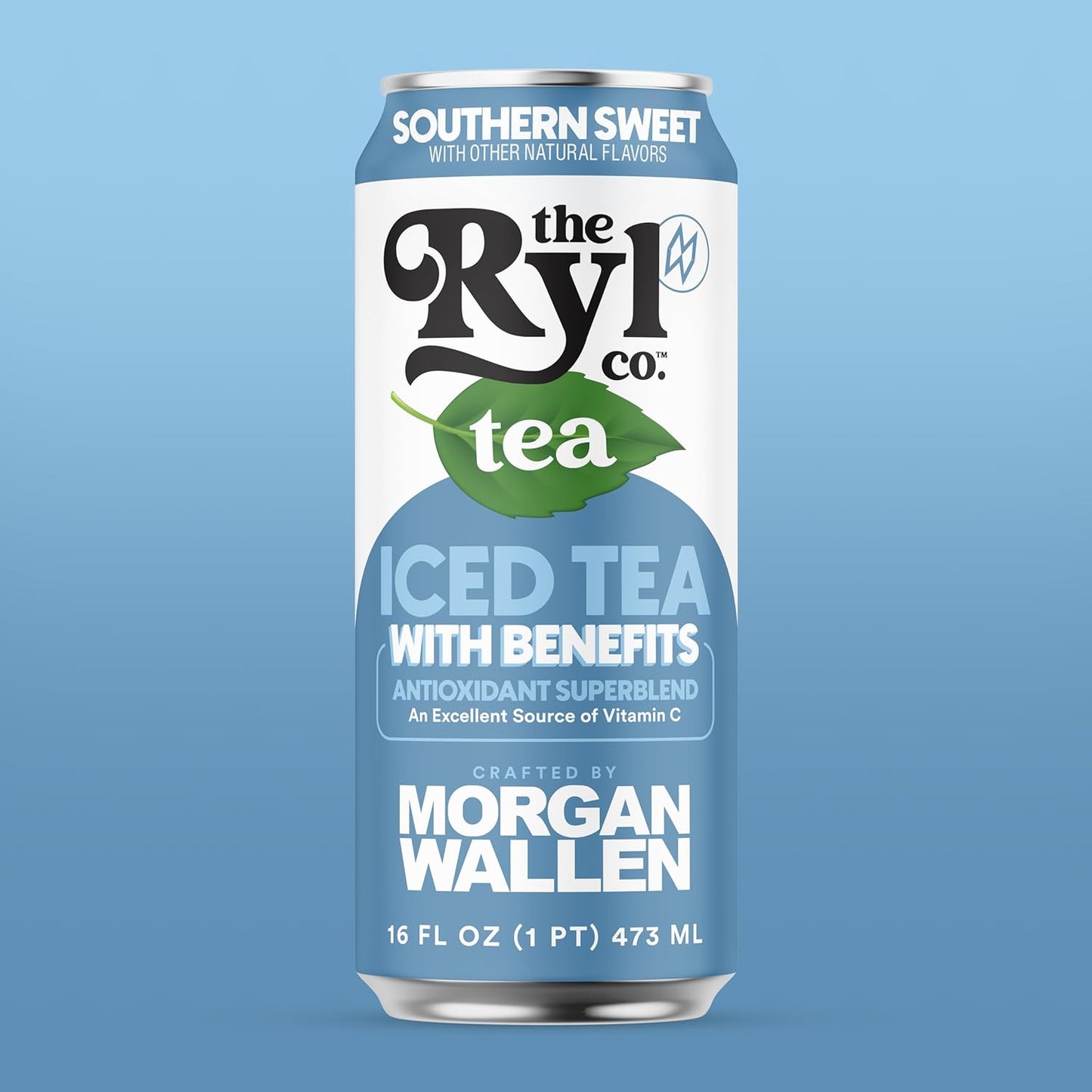 Ryl Iced Tea, Wallen's Sweet Tea, Antioxidant Superblend, No Artificial Ingredients, 16.0 Fl Oz (12-Pack)