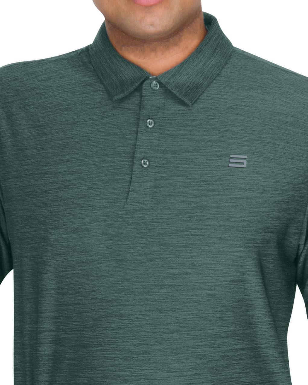 Three Sixty Six Golf Shirts for Men - Dry Fit Short-Sleeve Polo, Athletic Casual Collared T-Shirt