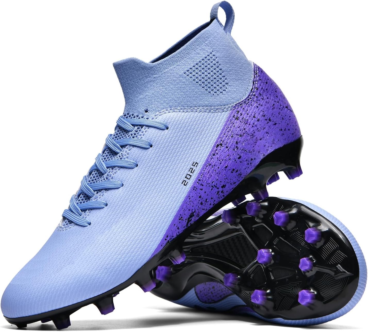 Soccer Cleats for Mens Womens Indoor Soccer Shoes Unisex Baseball Turf Shoes Youth Rugby Shoes Adult AG FG TF Football Boots Wide Training Sneaker