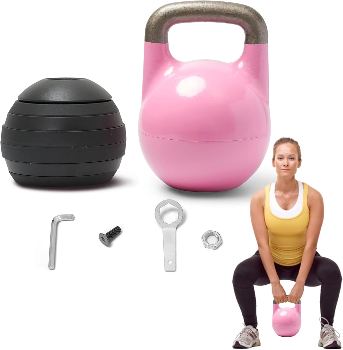 Kettlebell Kings Powder Coated Kettlebell Weights - 9-97 lb Strength Training Kettlebells for Men and Women - Hand Weights Workout Gym Equipment - Weights Set for Home Gym- New