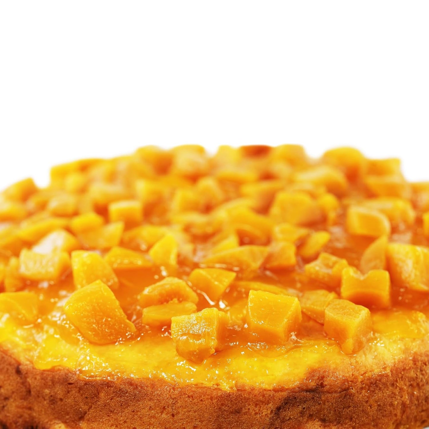 Andy Anand Sugar-Free Peach Glaze Cake, 2 lbs - Fresh, Gourmet, Handcrafted, No Preservatives, Diabetic-Friendly Dessert