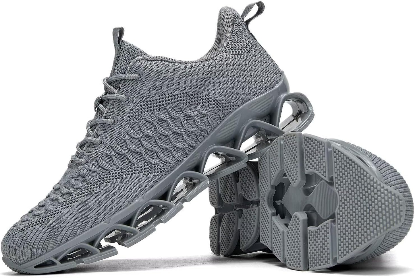Men's Slip on Walking Running Shoes Blade Tennis Casual Fashion Sneakers Comfort Non Slip Work Sport Athletic Trainer