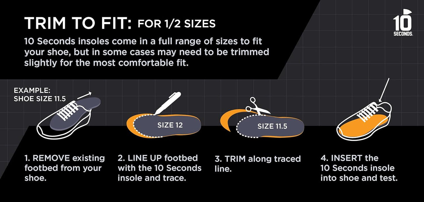 3810 Ultra Arch Support – Foam Cushion Insoles for Men & Women w/Metatarsal Pad, Plantar Fasciitis Relief, Morton's Neuroma Metatarsalgia Orthotics, Heavy Impact Shoe Insert (M 7, W 9)