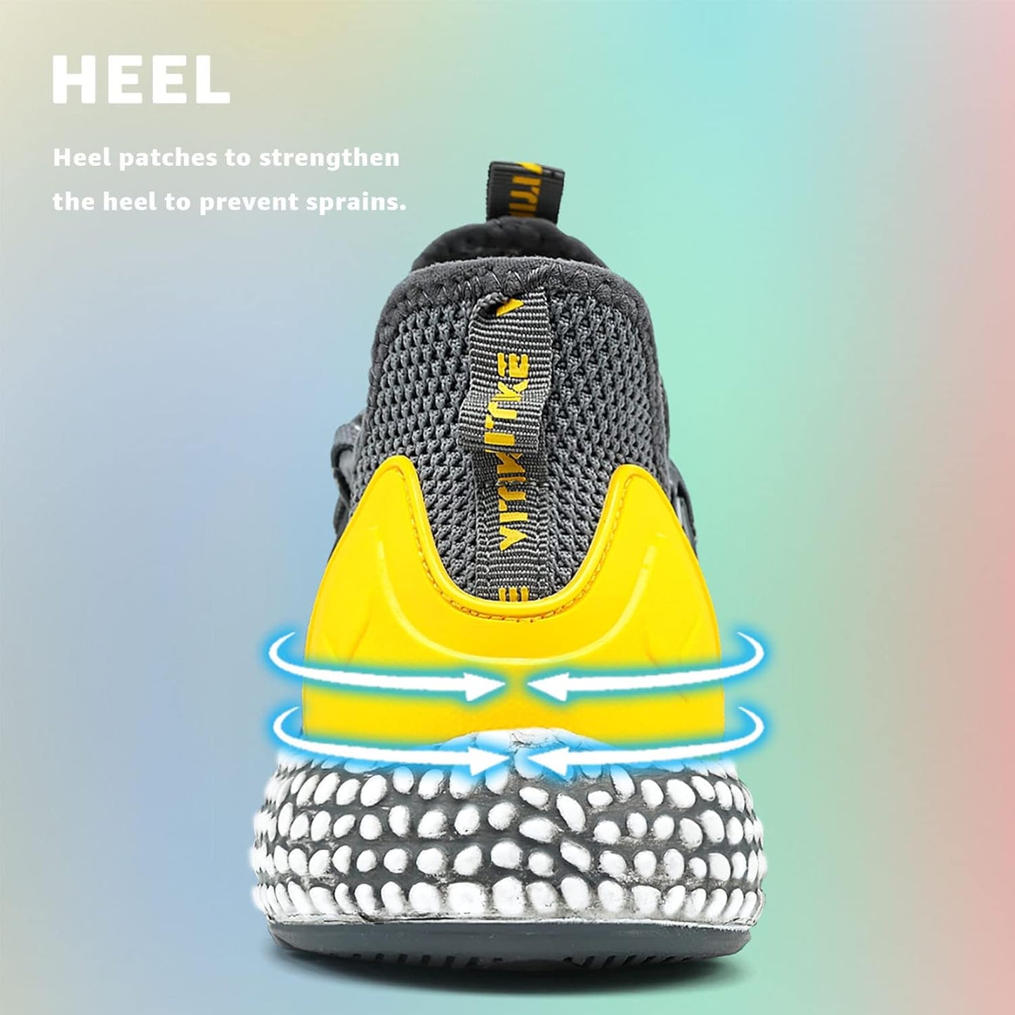 WETIKE Boy's Shoes Mesh Slip on Lightweight Running Sneakers