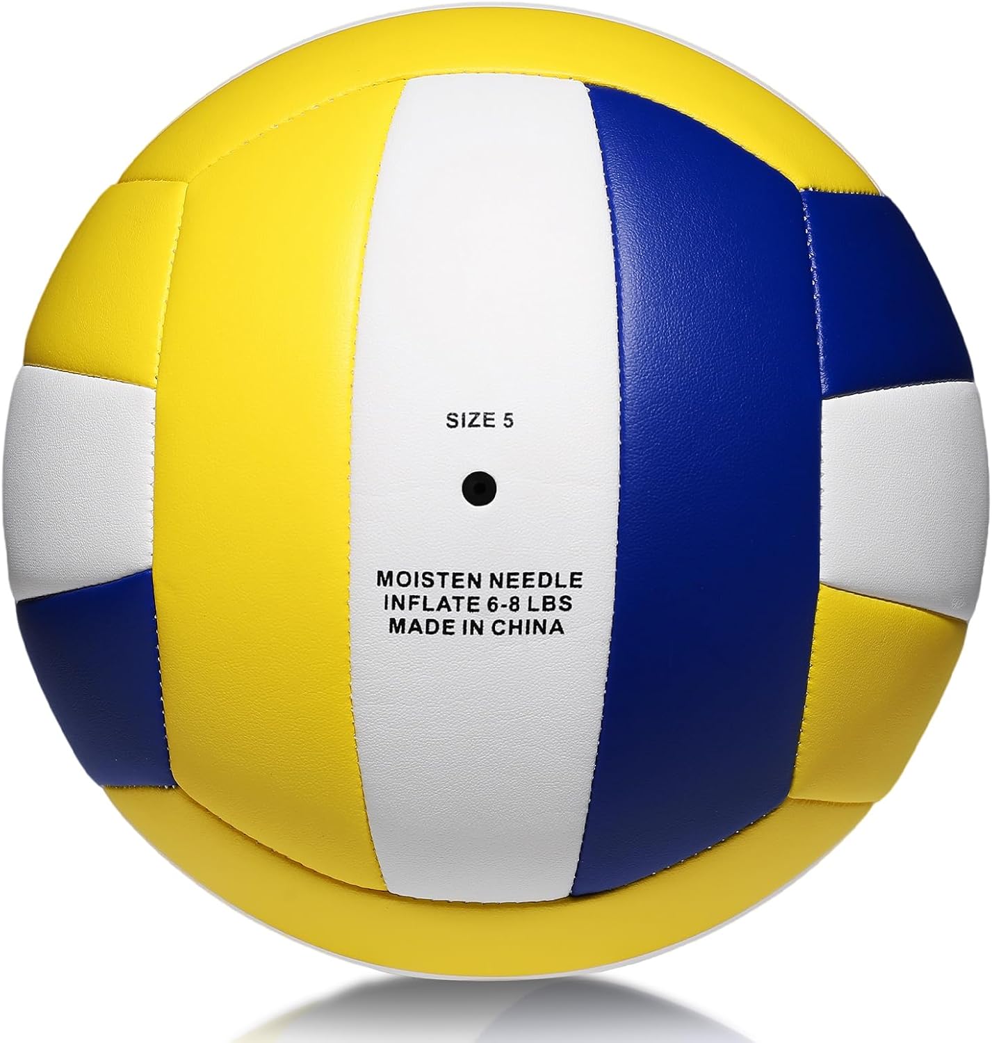 Softy Volleyball, Durable PU Leather,Waterproof Indoor Outdoor Soft Volleyball for Beach Game Gym Training (Official Size 5)