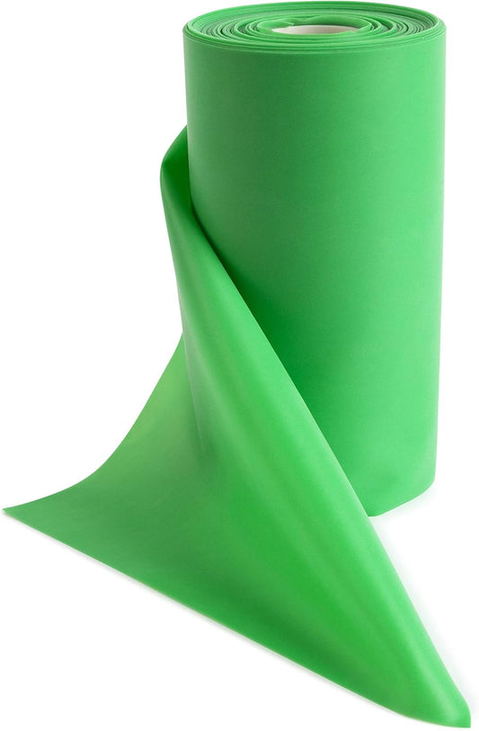 Resistance Band for Working Out - 8,16,24 Yard Resistance Bands Bulk Rolls - 10 Strengths in Light Medium and Heavy Exercise Bands - Latex Free Workout Bands Including iPhone App and e-Book