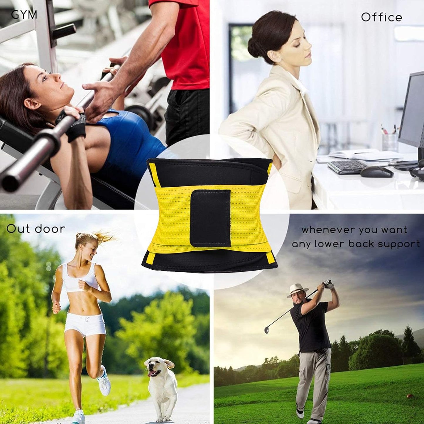 VENUZOR Waist Trainer Belt for Women - Waist Cincher Trimmer - Slimming Body Shaper Belt - Sport Girdle Belt (UP Graded)