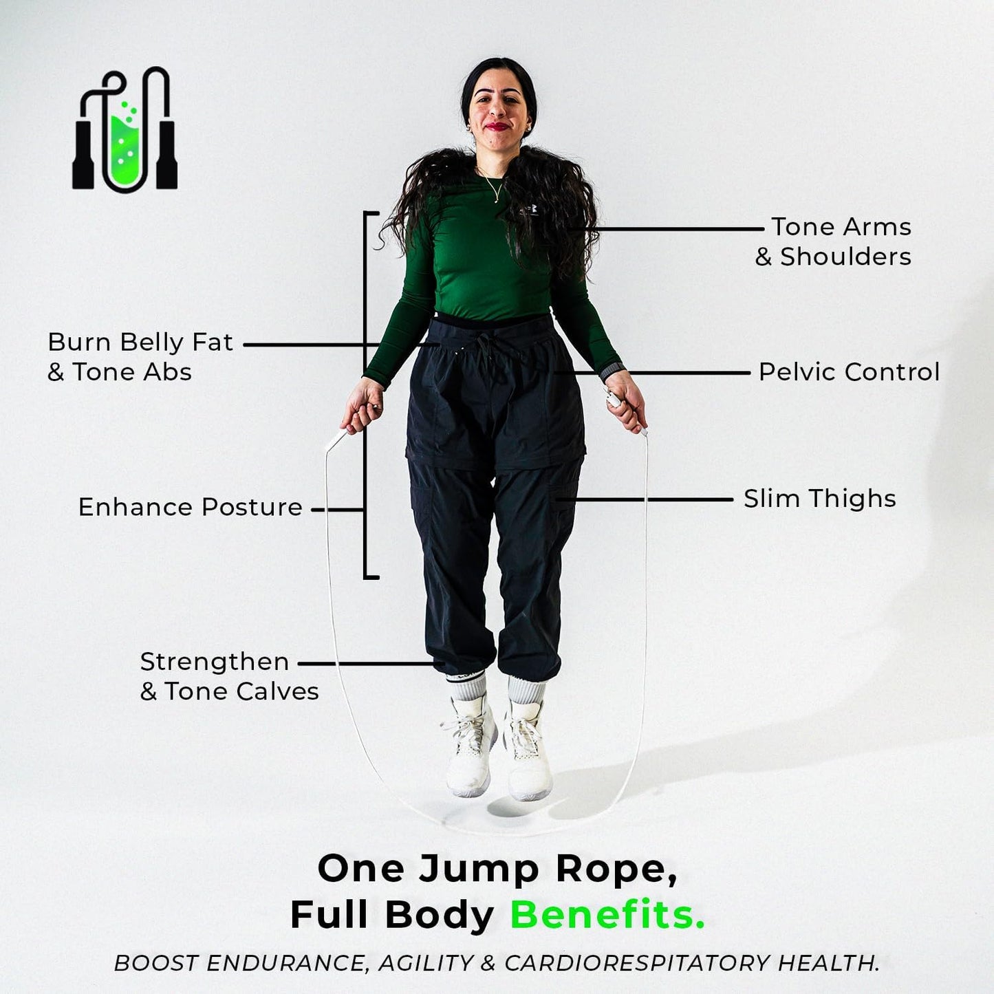 Premium Tangle-Free Jump Rope for Men & Women | Adjustable 10ft Skipping Rope | Ideal for Boxing, CrossFit & Cardio Training | Speed Rope for Fitness & Double Unders | Shatterproof Ergonomic Handles | Durable 5mm Cord