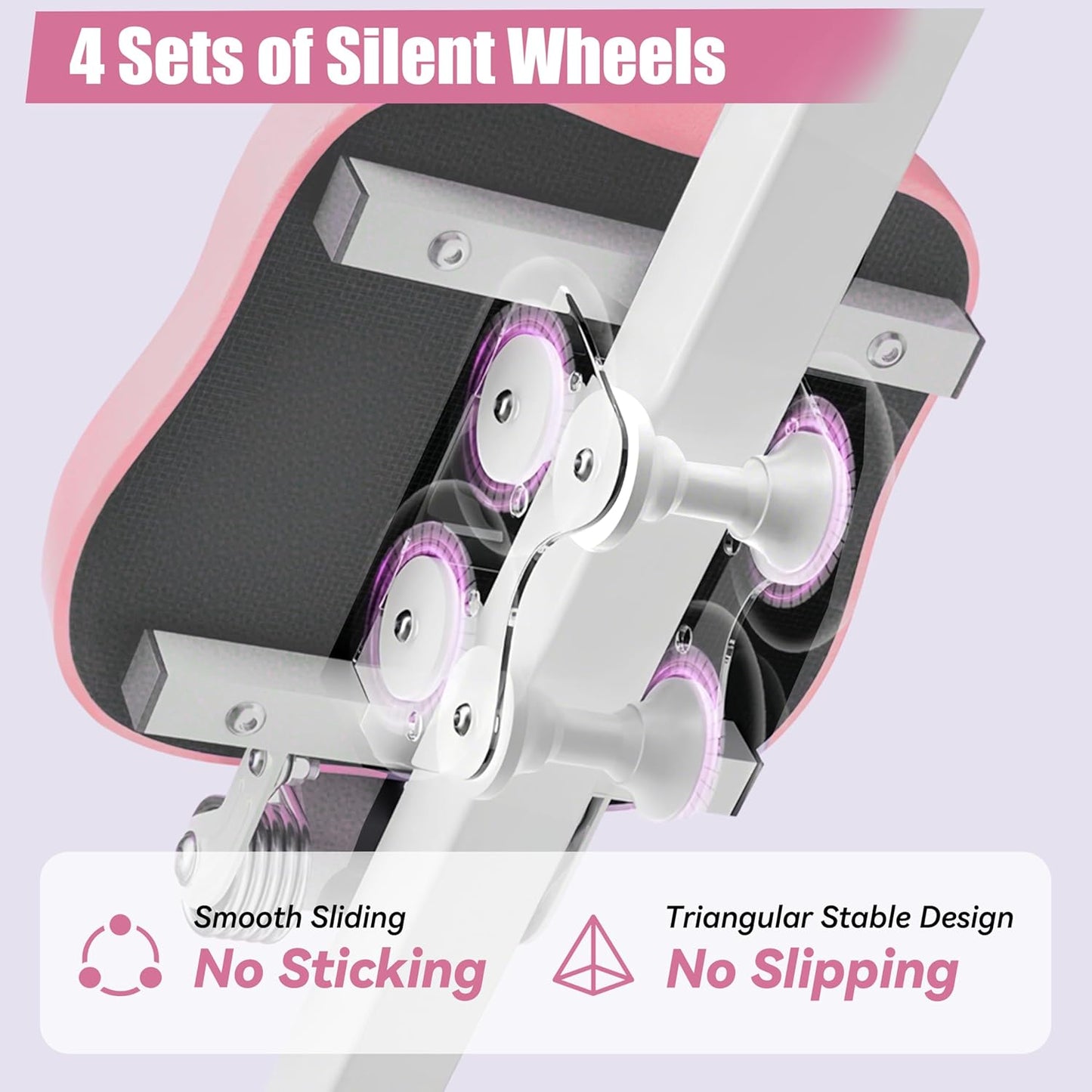 EPHESPORT Multifunctional Ab Machine, Adjustable Ab Workout Equipment, Ab ＆ Sit Up Machine for Stomach Workout, Foldable Abdominal Trainer With Knee and Back Protection, Full Body Workout for Home Gym