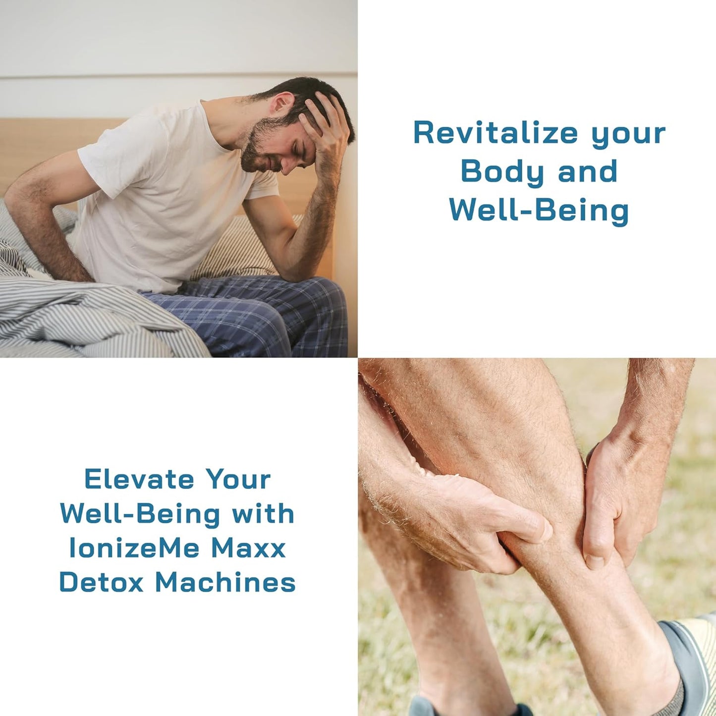 HEALTHandMED IonizeMe Maxx-Powerful 20 Volts, 2.5 Amperes Heavy Duty Ionic Foot Bath Detox Machine (Starter Package) with 5 Year Warranty and Detox Expert Phone Consultation | Made in USA