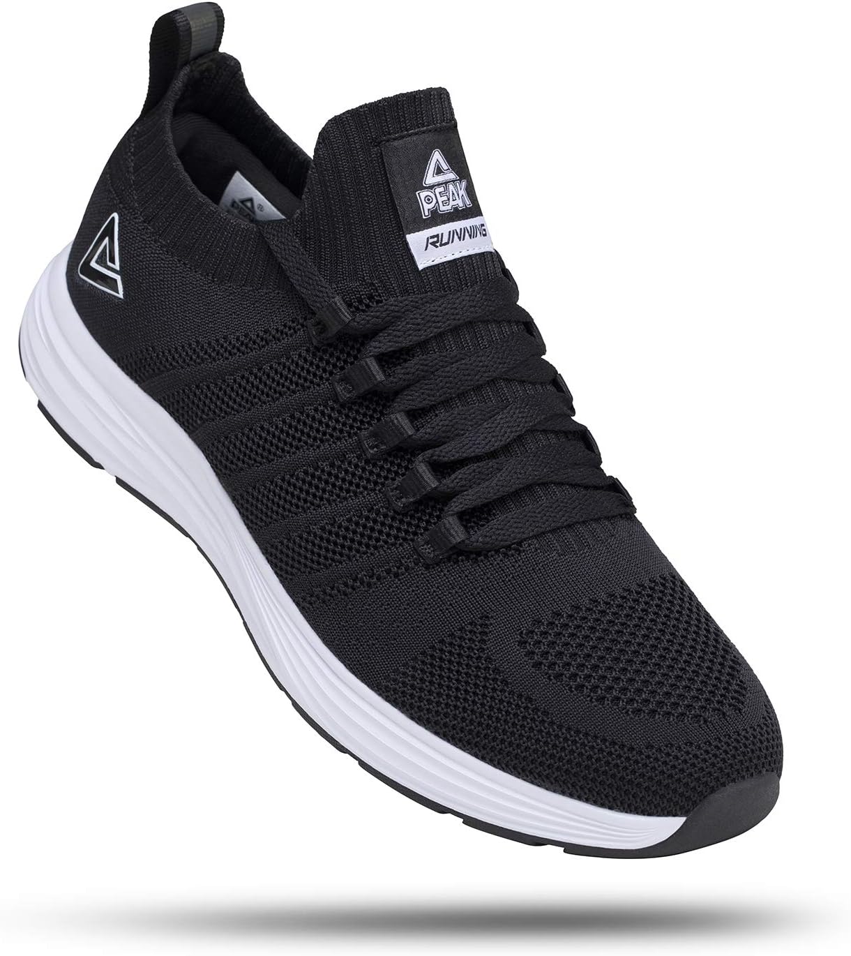 PEAK Mens Lightweight Walking Shoes Comfortable Slip On Sports Sneakers for Tennis, Gym, Running, Casual Workout