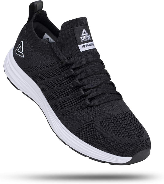 PEAK Mens Lightweight Walking Shoes Comfortable Slip On Sports Sneakers for Tennis, Gym, Running, Casual Workout