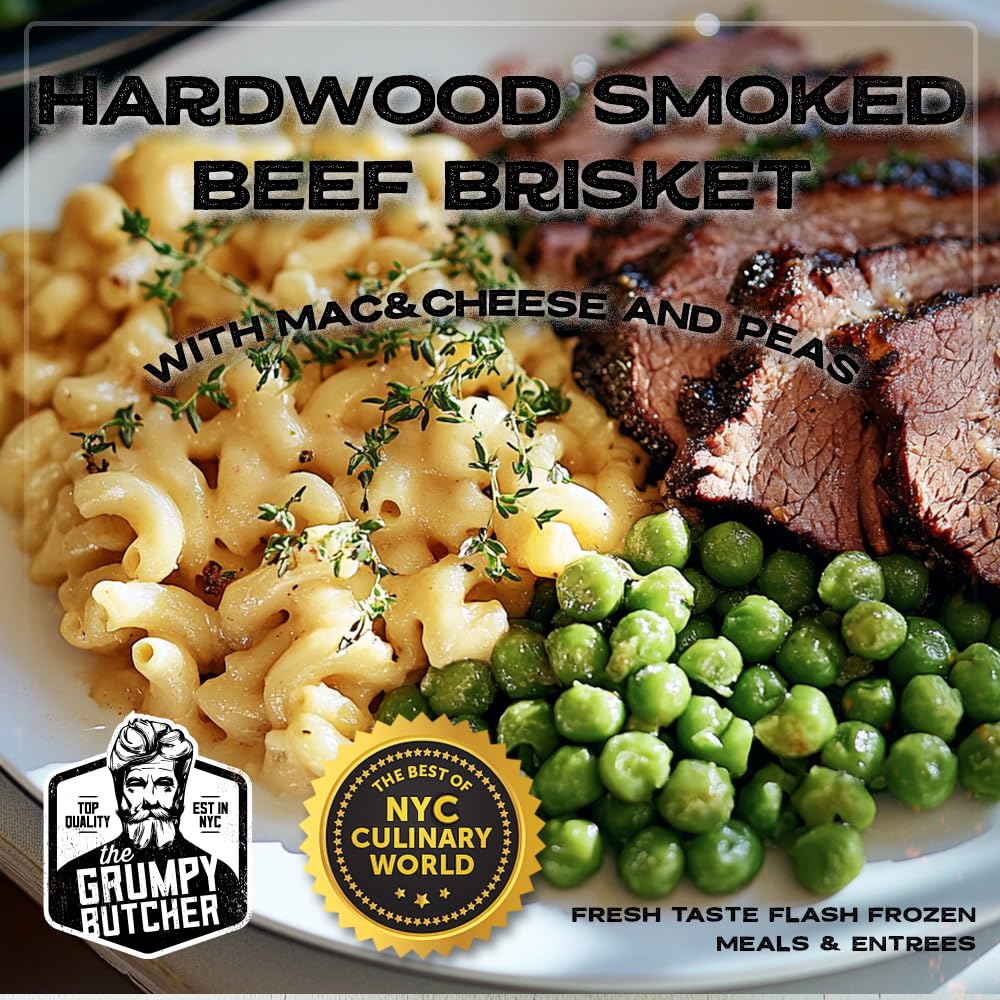 Grumpy Butcher Chef-Crafted Gourmet Meals Sampler: BBQ Fusion, 6-pack (10-15 oz each) – Premium Prepared Meals & Entrees