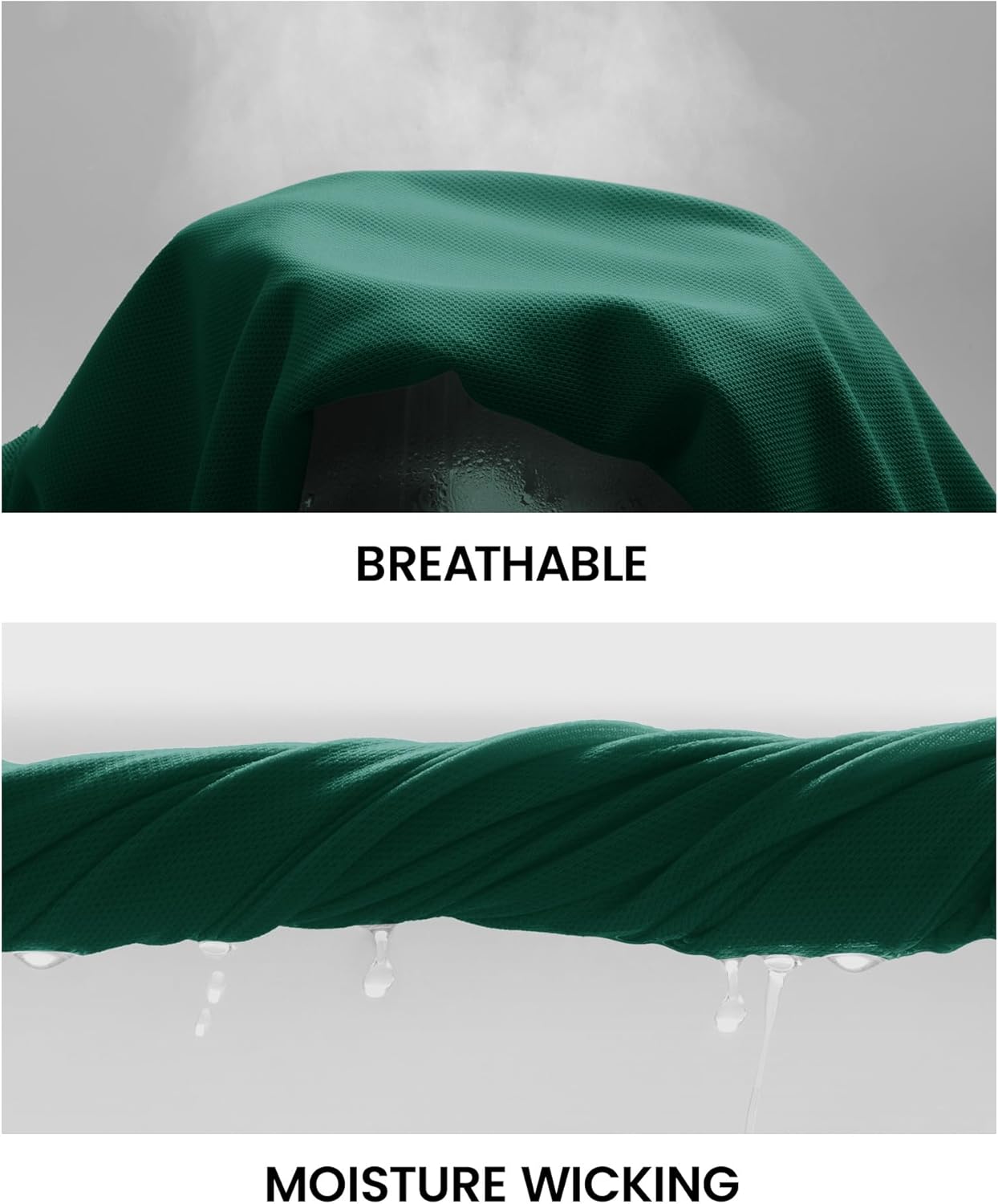 ZITY Mens 2 Pack Polo Shirts Short Sleeve Performance Sports Golf Shirt for Men Tactical Shirt