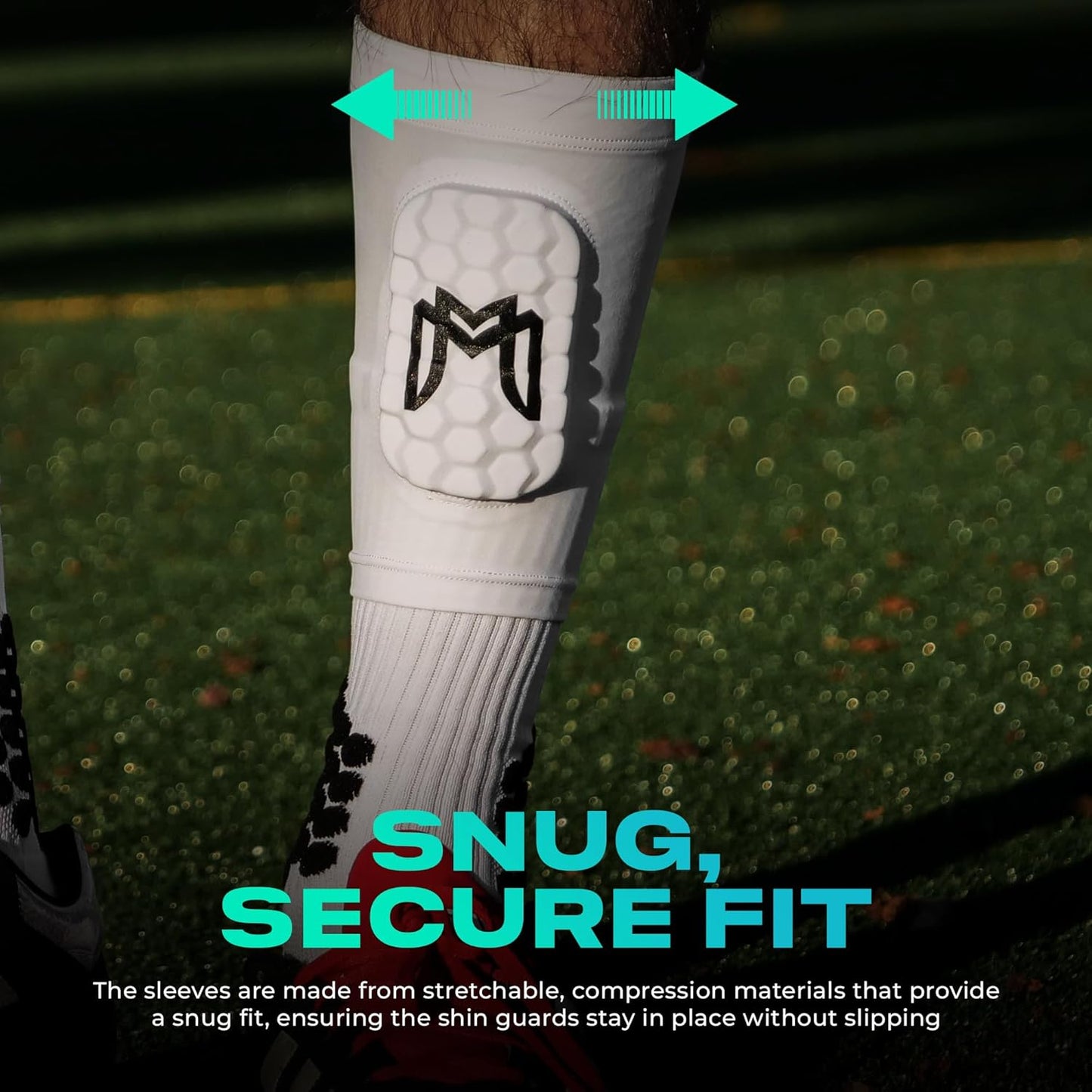 Mini Shin Guards Soccer – Built in Shin Pad Sleeves for Mens, Women, Teens - Small Shin Guards - Lightweight, Breathable Shin Defender Leg Protection