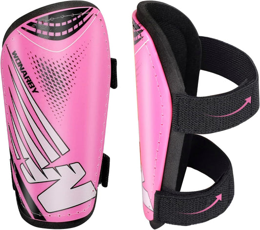Shin Guards Soccer Youth Kids - Shin Guard for Boys Girls Teenagers Toddler 2-18 Years Old - Football Shin Pads Protection Equipment with Adjustable Straps