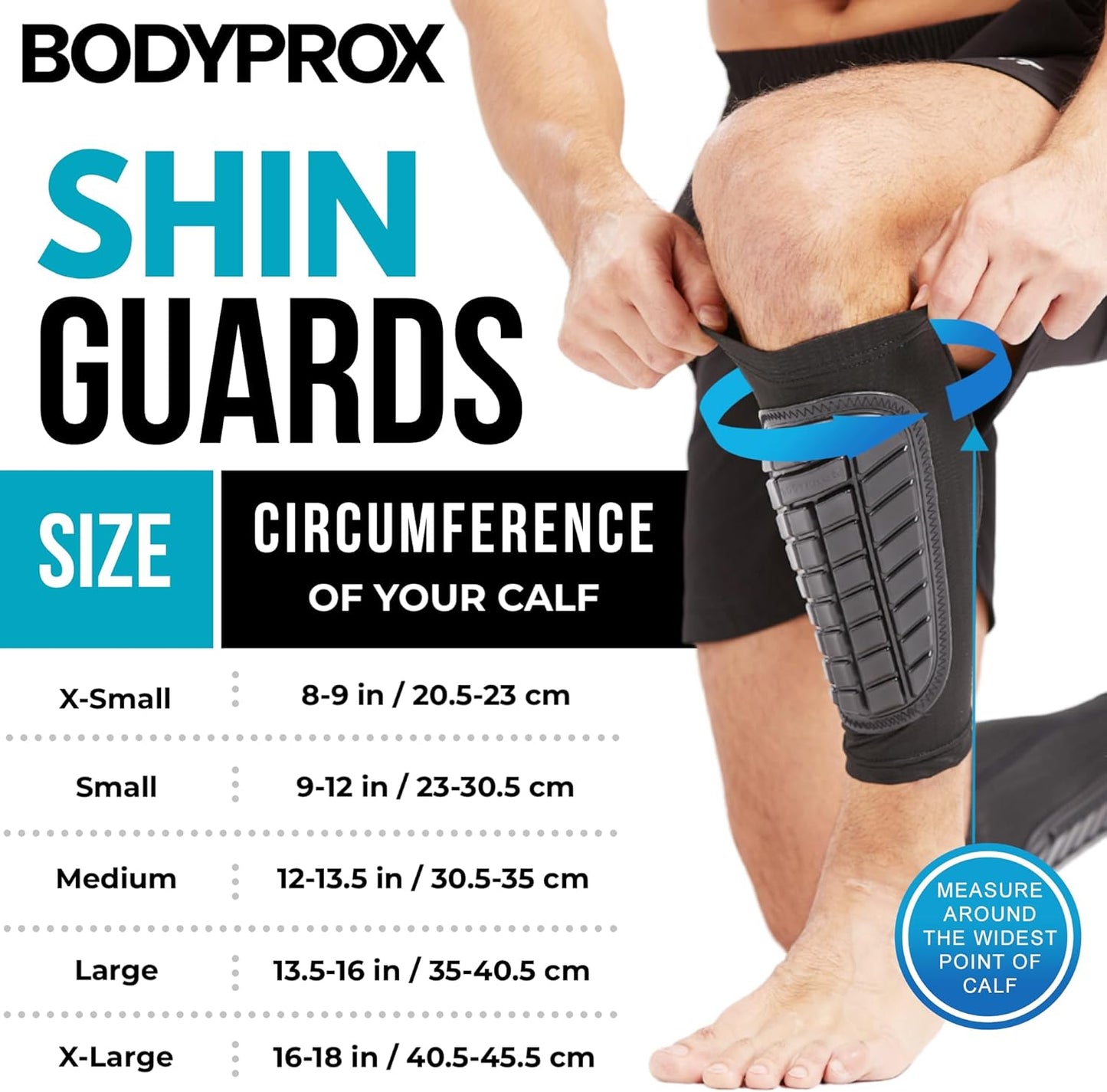 Soccer Shin Guards Sleeves for Men, Women and Youth