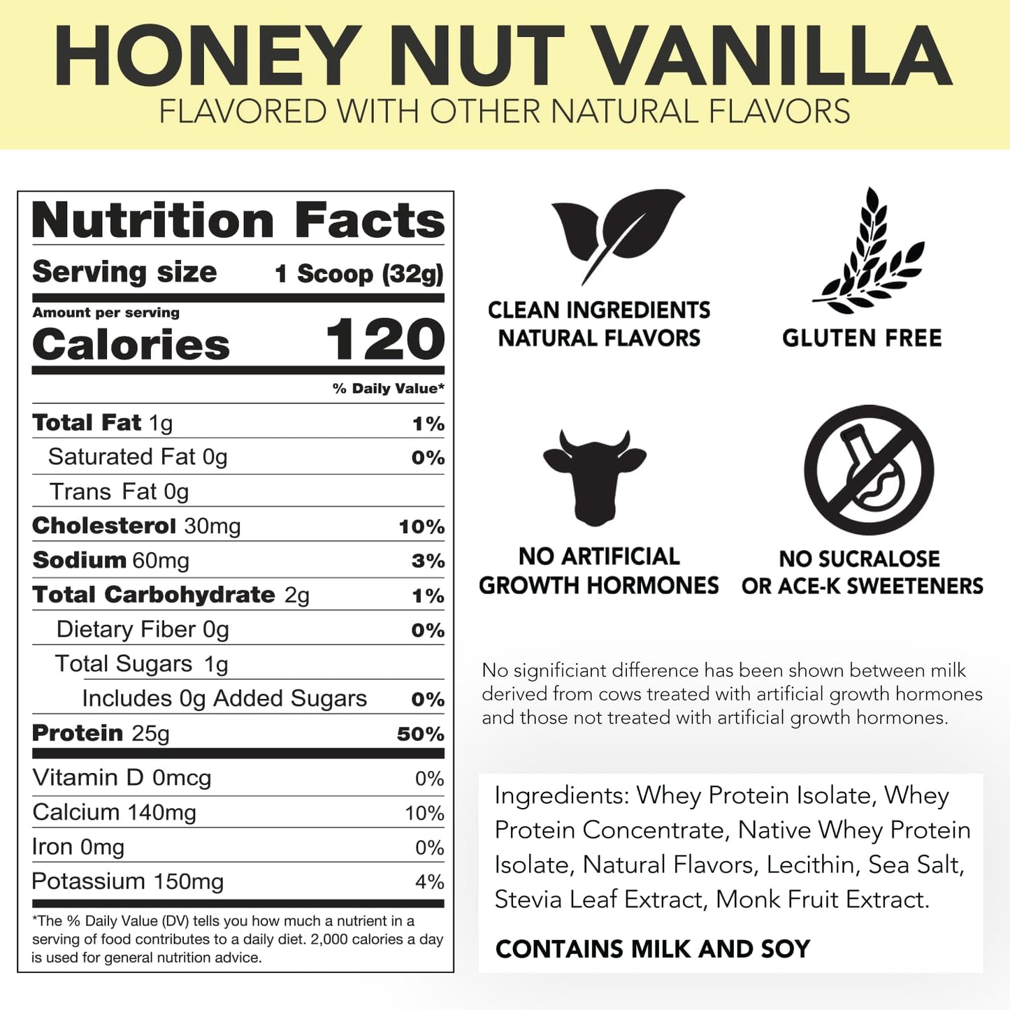 Naturally Flavored Rival Whey - Honey Nut Vanilla- 5lb