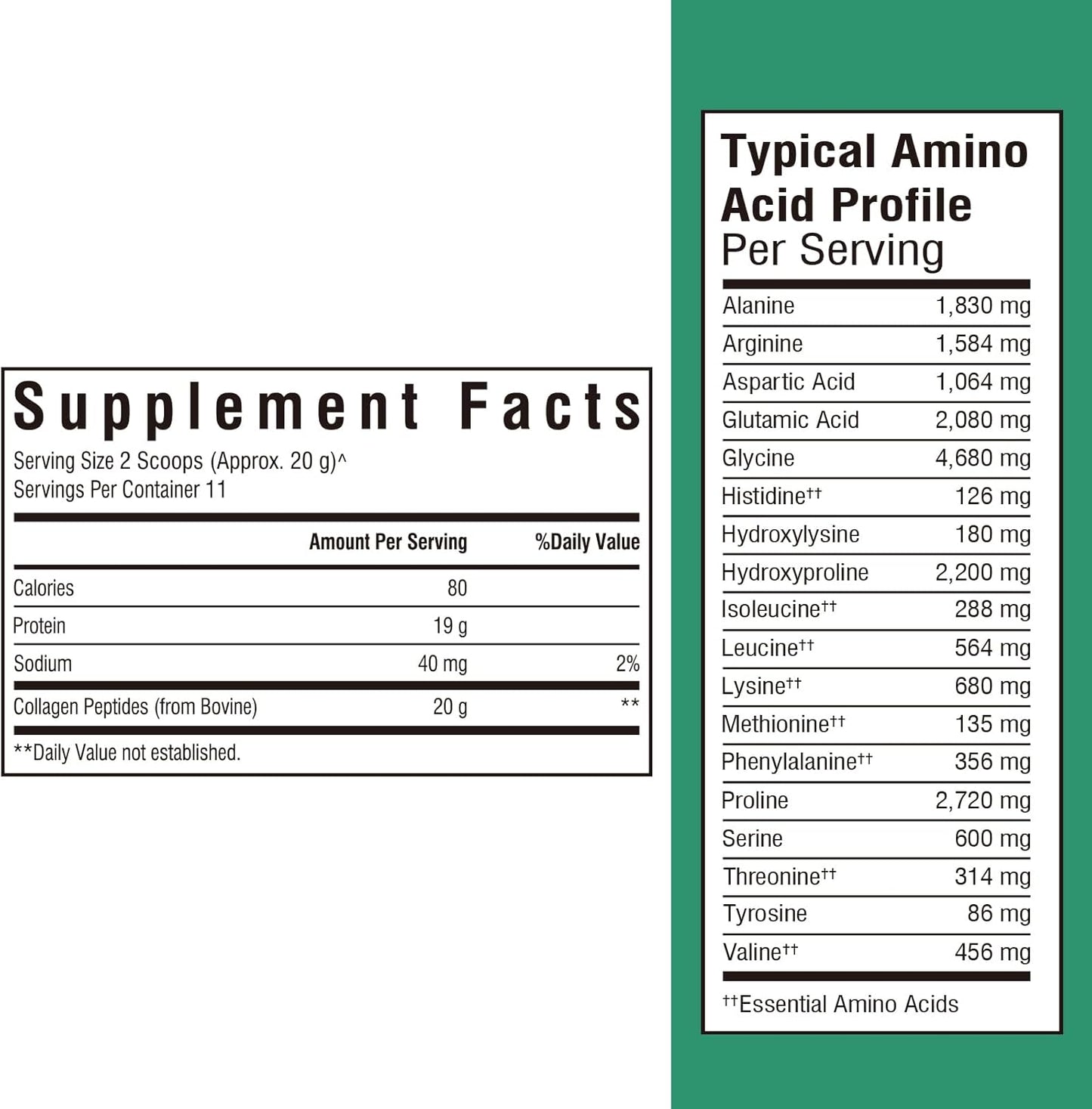 Bovine Collagen Peptides Powder for Women and Men, Grass-Fed Hydrolyzed Collagen Protein Type I & III, Skin, Hair, Nails, Bones, Digestion, Unflavored, Non-GMO, Keto & GF, 11 Servings, 8oz