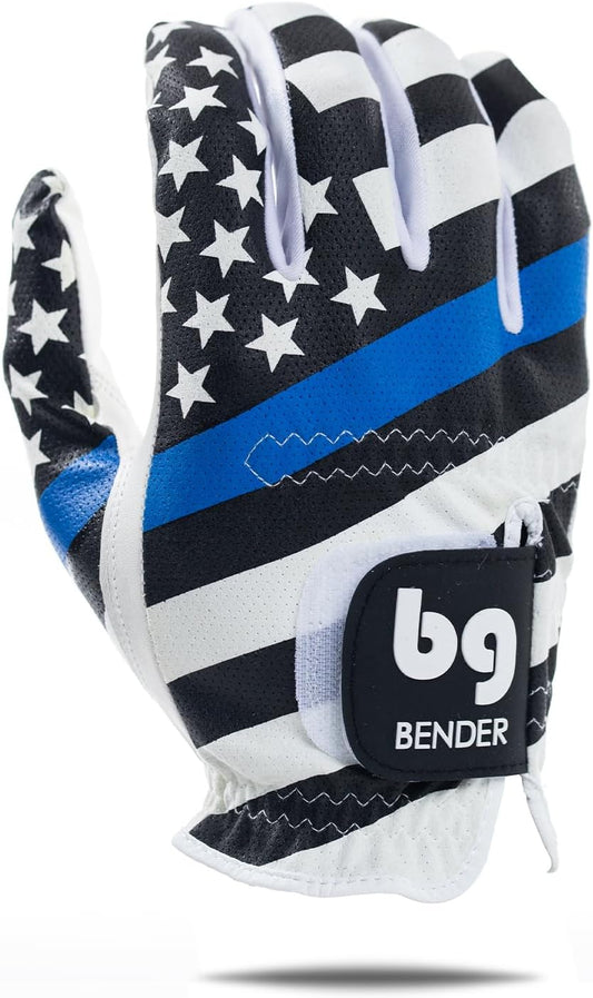 BG Bender - Mens Golf Glove, Durable Mesh Golf Gloves, Unique Golf Gloves