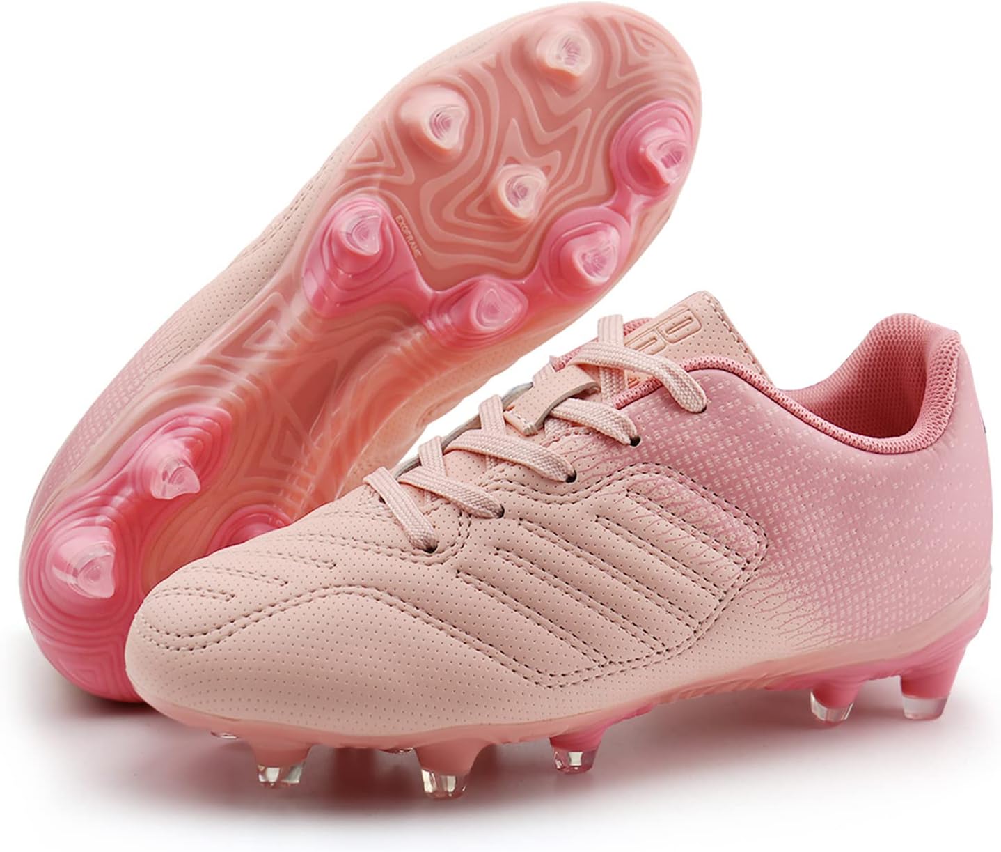 brooman Kids Soccer Cleats Boys Girls Athletic Outdoor Football Shoes