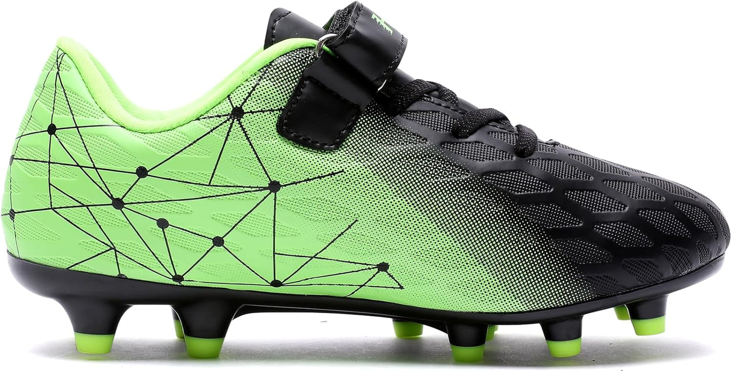 Hanani Boys Soccer Cleats Kids Girls FG/AG Soccer Athletics Sport Shoes Training Shoes Running Shoes Teenager Indoor Outdoor Football Shoes Sneakers for Unisex