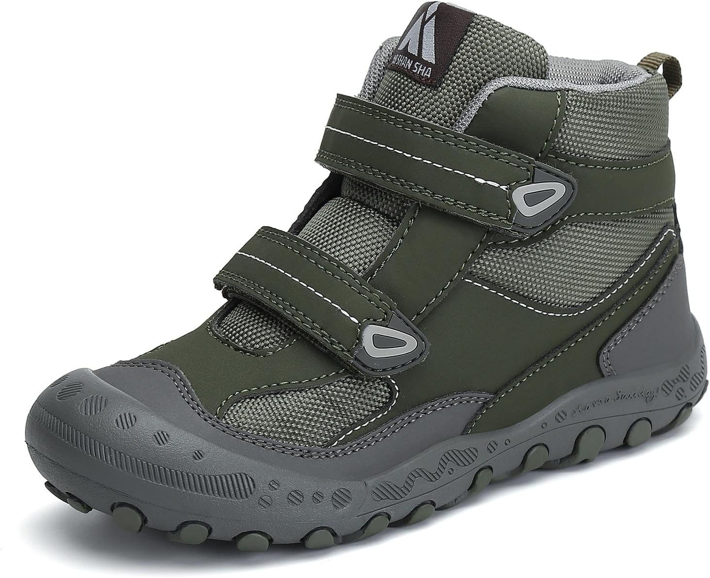 Mishansha Kids Water Resistant Hiking Boots, Boys Girls Anti Collision Anti-Skid Athletic Outdoor Adventure Trekking Shoes