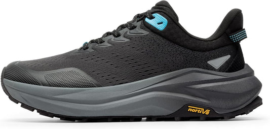 NORTIV 8 Men's Wide Toe Box Trail Running Shoes Cushion Walking Barefoot Tennis Workout Gym Cross Training Shoe Fashion Sneakers for Plantar Fasciitis Bunion