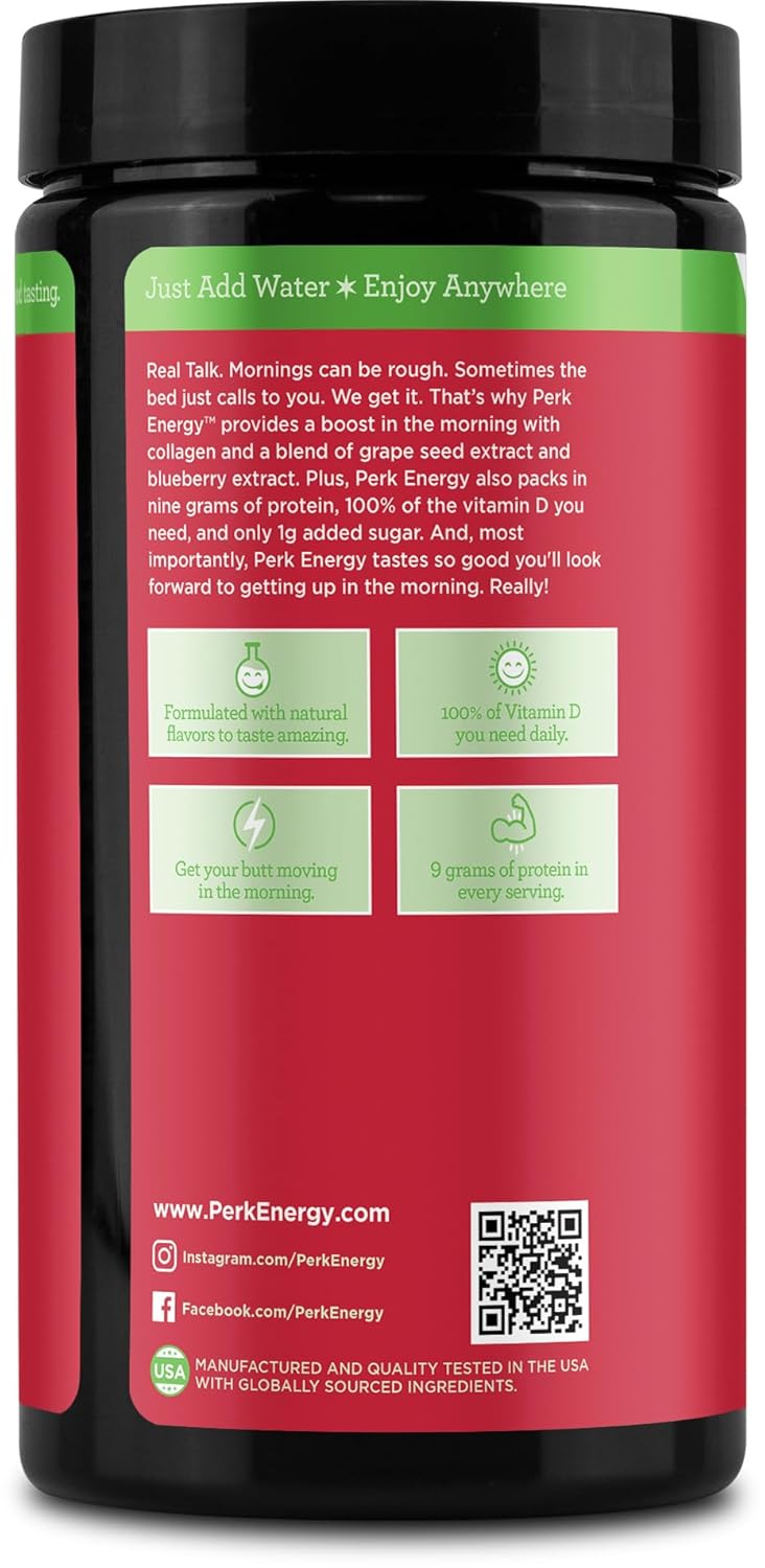 Perk Energy Original Mexican Hot Chocolate 20 Servings - Gluten Free