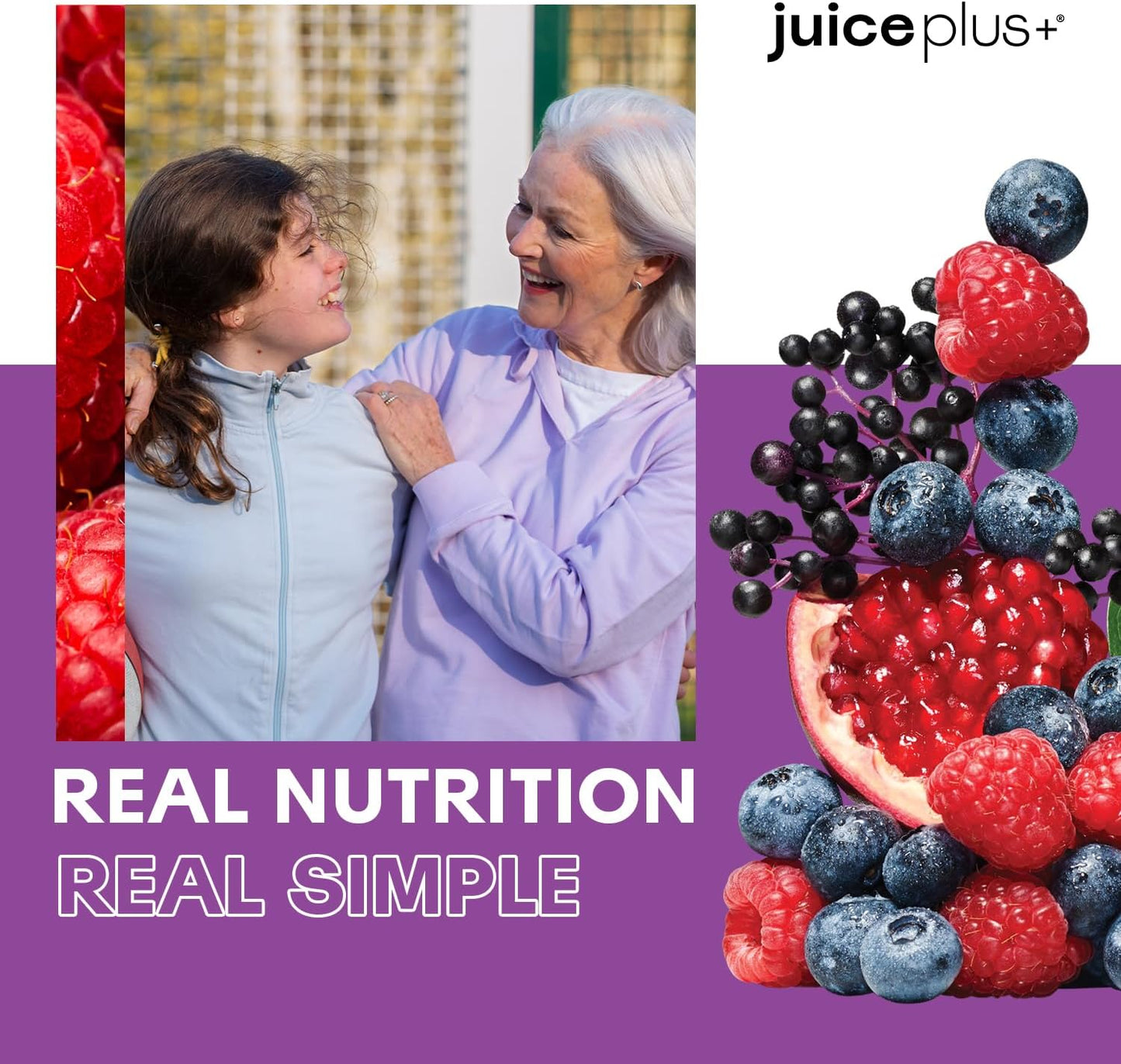Juice Plus+ Berry Blend Soft Chews - Tasty, Vegan Gummies for All Ages - Nutrients from 12 Superfood Ingredients Including Elderberry, Raspberry, Bilberry, Blueberry & More - 120 Chewables