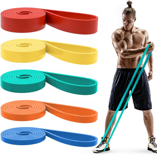 Pull Up Bands, Resistance Bands, Pull Up Assistance Bands Set for Men & Women, Exercise Workout Bands for Working Out, Body Stretching, Physical Therapy, Muscle Training