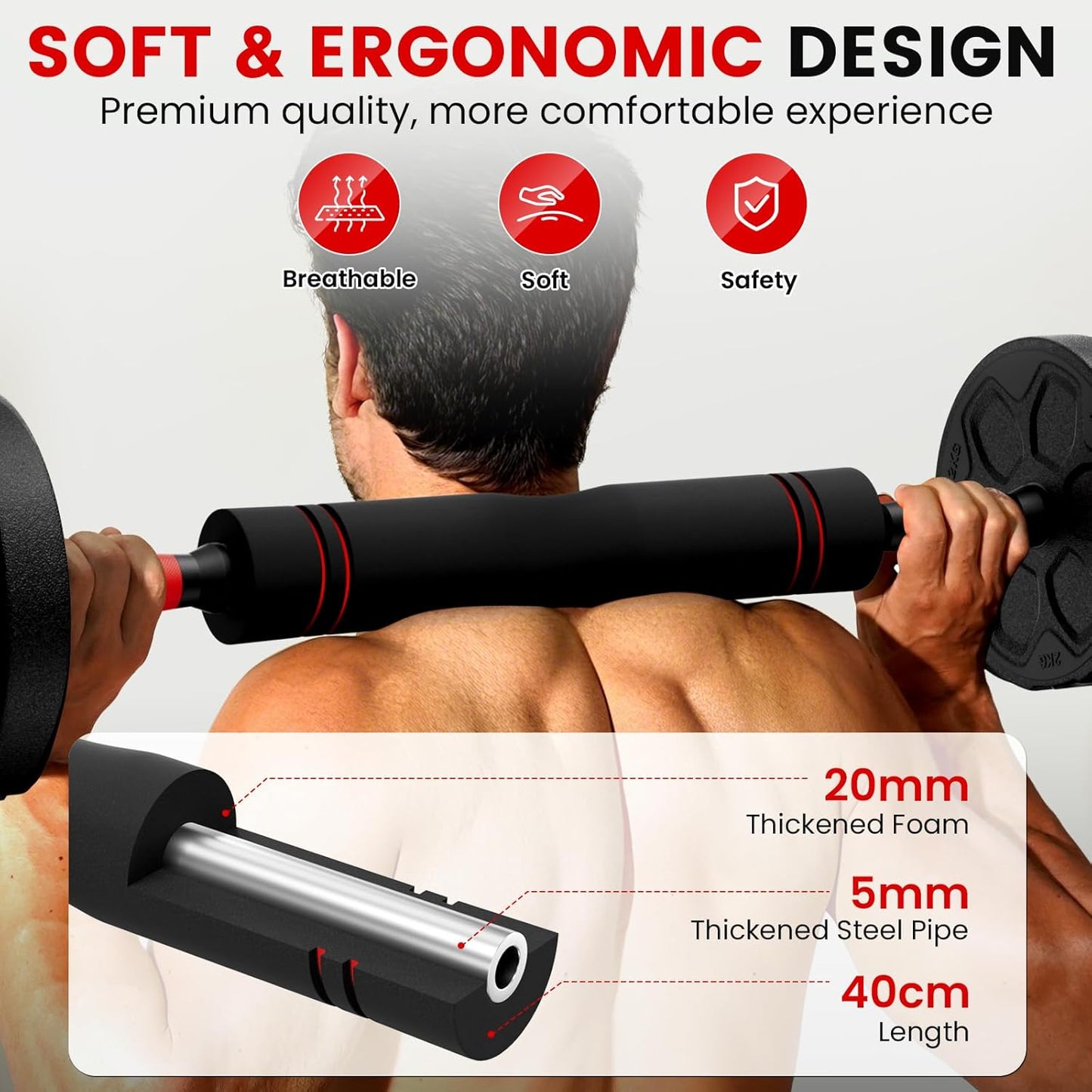 Adjustable Dumbbell Set, 20/33/45/70/90lbs Free Weight Set with Connector, 4 in1 Dumbbells Set Used as Barbell, Kettlebells, Push up Stand, Weight Set for Home Gym Suitable Men/Women