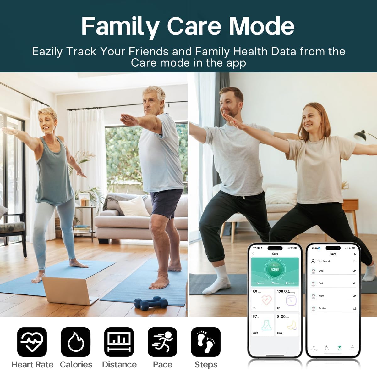 Smart Rings for Women Men,Fitness Tracker Ring,Heart Rate,Blood Oxygen,Blood Pressure,Step Tracker,Sleep Monitoring,No Subscription Fee,IP68 Waterproof Smart Ring for iphone&Android(Black 11)