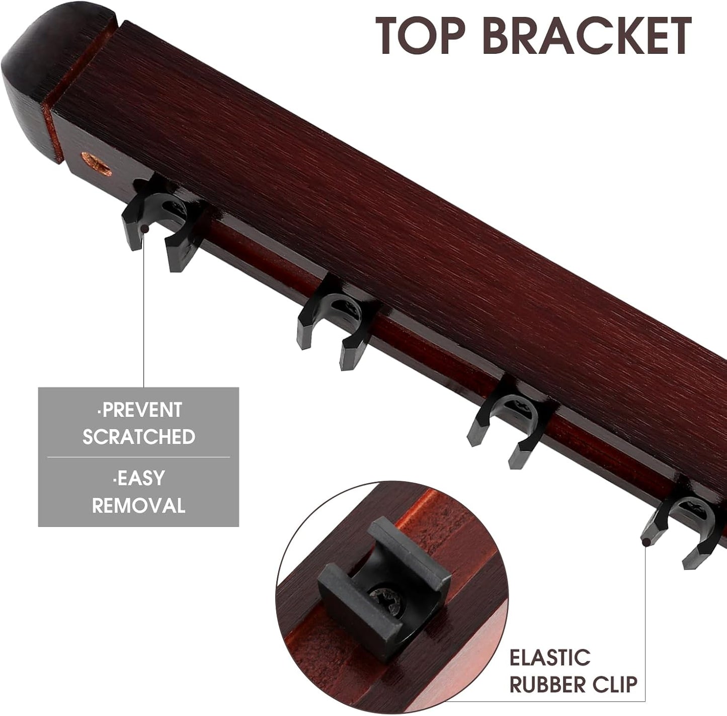 Pool Stick Holder - Wall Mounted with 6/8 Stick Capacity